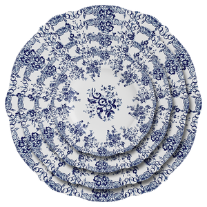 <span class=keywords><strong>Service</strong></span> <span class=keywords><strong>de</strong></span> vaisselle <span class=keywords><strong>de</strong></span> luxe en porcelaine fine, assiettes <span class=keywords><strong>de</strong></span> présentation à motif floral, plats <span class=keywords><strong>de</strong></span> dîner pour mariages et restaurants - Product Image 2