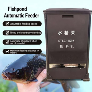 80kg Temporizador <span class=keywords><strong>de</strong></span> plástico Control Digital Auto Pescado/Camarón/<span class=keywords><strong>Gambas</strong></span>/Tilapia Granja Alimentador - Product Image 3