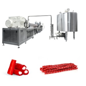 Machine à fabriquer des bonbons halal aigre-en-ciel avec ceinture aigre-en-ciel Machine à fabriquer des bonbons torsadés à la réglisse - Product Image 1