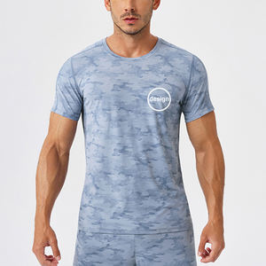Camiseta deportiva transpirable de secado rápido para hombre, personalizable con el logotipo OME, 87 % nailon, 13 % elastano, 170 g/m², ideal para entrenamiento físico y running. - Product Image 1