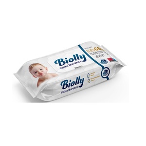 Lingettes humides Biolly 72 pièces - Product Image 1