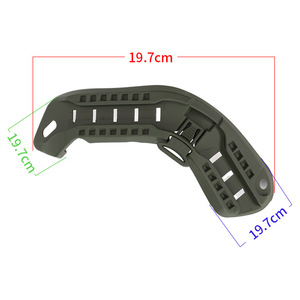 Kit de rails latéraux pour casque en nylon léger haute résistance compatible ARC, compatible avec les casques de protection MICH2000, accessoire d'extension pour casque de plein air - Product Image 3