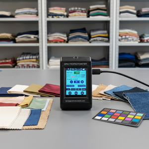 Spectrophotomètre portable Sensegood Instruments Vis 400-700nm, colorimètre numérique pour la cohérence des couleurs textiles - Product Image 1