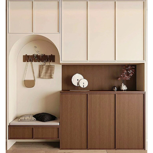 Mobile Porta Scarpe Moderno in Legno - Contenitore Multiuso per Camera da Letto, Soggiorno, Villa, Altezza Regolabile, Dimensioni e Colori Personalizzabili - Product Image 1