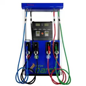 Gas Station Twee Producten Vier Nozzles Benzine Pomp Brandstof Dispenser