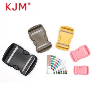 KJM – ceinture de gilet tactique, verrouillage rapide de la came, sac à dos d'escalade, Double réglable, en plastique, fermeture latérale, boucle, Clip