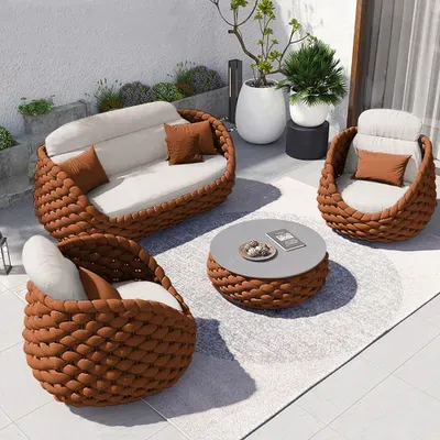 XY Best Outdoor Furniture China Rattan Sofa Leisure Lounge Chair Outdoor Garden Furniture Sets