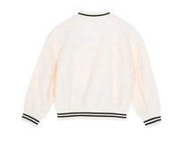 Chaqueta de Béisbol Desmontable con Lentejuelas para Niñas Pequeñas, Abrigo Universitario con Botones y Bolsillos Delanteros, Ropa Exterior Casual Urbana para Niños