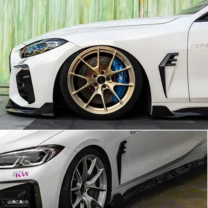 Pour BMW Série 4 G22 G23 Coupé 2 portes 2020-2025 – Ailerons latéraux avant pour déflecteurs d'air, garnitures et habillages extérieurs - Product Image 4