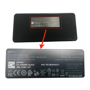 Cho Dell D3100 USB3.0 phổ <span class=keywords><strong>Docking</strong></span> <span class=keywords><strong>Station</strong></span> máy tính máy tính xách tay mở rộng 3-màn hình hiển thị 4k Hub 9 Bộ Mới - Product Image 4