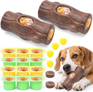 <strong>Wholesale</strong> Manufacture <strong>Durable</strong> <strong>Chew</strong>-Resistant Coffee Wood Fiber Beef Flavor Outdoor Use Dog Treat Holder <strong>Pet</strong> <strong>Toy</strong> - Product Image 3