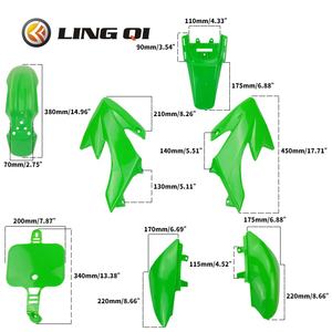 LINGQI RACING Kit carrosserie carénage plastique, garde-boue garde-boue pour <span class=keywords><strong>CRF</strong></span> 50 50cc 70cc <span class=keywords><strong>90cc</strong></span> 110cc - Product Image 2