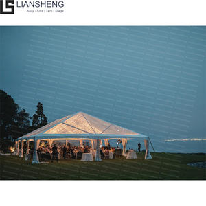 خيمة بتصميم رائج للمناسبات الخارجية بإطار من سبائك الألومنيوم، خيمة مخصصة للحماية من الأشعة فوق البنفسجية لحفلات الزواج - Product Image 4