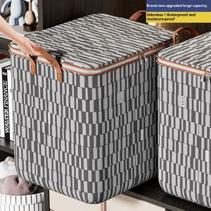 带轮重型无纺布收纳袋-日式图案100L卧室床上用品收纳袋带手柄嘉豪 - Product Image 3