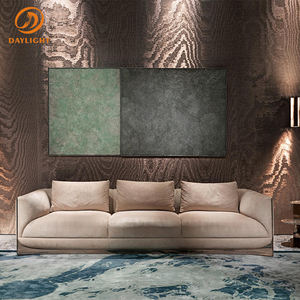 Supplier Cina Furnitur Mewah Eropa Set <span class=keywords><strong>Sofa</strong></span> Beludru Tunggal Warna Biru Tua Beige Buatan Italia Set <span class=keywords><strong>Sofa</strong></span> - Product Image 3
