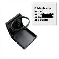 Support de tasse pliable pour voiture, anneau de 75 mm, support de bouteille pliable pour camping-car, accessoire intérieur de voiture