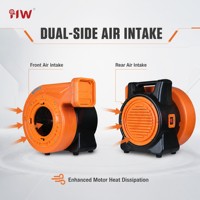 Souffleur d'air robuste de 1,5 CV pour structures gonflables, châteaux gonflables et équipements de divertissement en plein air