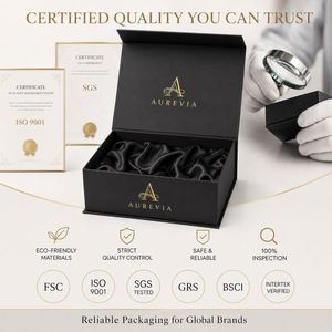 Cajas de Papel con Logotipo Personalizado, Cierre Magnético, Caja de Regalo Rígida Plegable, Empaque de Lujo para Cosméticos y Regalos Premium - Product Image 4