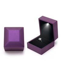 Boîte Cadeau d'Emballage de Bijoux LED de Luxe avec Lumière pour Collier Pendentif, Bague, Boucles d'Oreilles et Bracelet – Vente en Gros