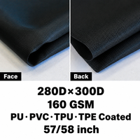 Tissu sergé jacquard à motif losanges pour droitiers, 100 % polyester, enduit PU/PVC/TPU, coupe-vent, résistant aux déchirures, pour filles, activités de plein air