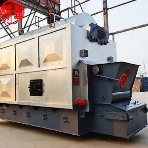 China Three Pass 4000 Kg / Hour Steam Boiler 4 Ton Boiler Price Dzl4