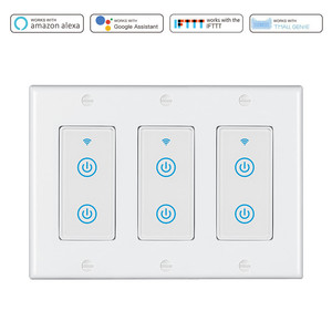 Smart WiFi wall <b>switch</b> Touch voice <b>control</b> <b>switch</b> <b>Remote</b> timer app <b>switch</b> US standard <b>light</b> <b>switch</b> - Product Image 4