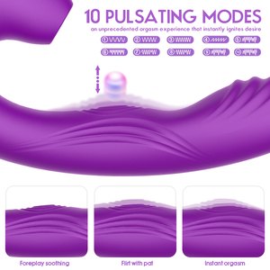 Silicone Wellness 3 en 1 con Succión y Diseño de Solapa para Estimulación en Adultos - Product Image 4
