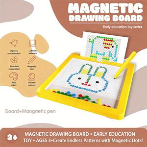 AiJH Juguete Educativo de Dibujo Creativo DIY, Tableta de Dibujo, Rompecabezas, Juguete de Arte de Puntos, Tablero de Dibujo de Coche y Avión para Niños - Product Image 3