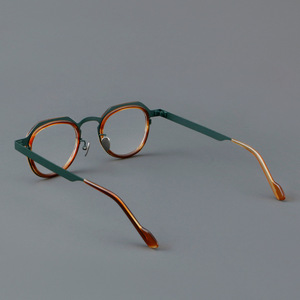 5808 hợp kim thời trang Acetate hợp thời trang nhỏ vòng Kính mắt khung handmade người đàn ông phụ nữ retro kính cổ điển khung - Product Image 6