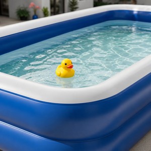Piscine Gonflable pour Enfants, Jardin Extérieur, Été, Fête, Jeu d'Eau, <span class=keywords><strong>Plaisir</strong></span> en Plein Air, Divertissement Aquatique pour Enfants - Product Image 4