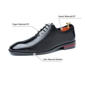 Chaussure Derby Oxford Marron de Luxe à Lacets pour Homme Grande Taille, Bout Carré, Idéale pour Affaires et Mariages - Product Image 3