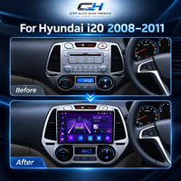 Autoradio Android 15 pour Hyundai I20 2008-2012, écran 9 pouces 2DIN, processeur 8 cœurs, QLED, CarPlay sans fil, Android Auto, lecteur GPS