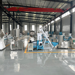 เครื่องผลิตอาหารเม็ดปลาแบบจมและแบบลอยสำหรับอุตสาหกรรมใหม่สายการผลิตการผลิตการผลิต400-500กิโลกรัม/ชั่วโมง380V Mikim ผลิตภาพสูง - Product Image 4