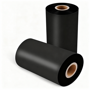 Rouleau de base mixte améliorée à base de cire 40 50 60 <span class=keywords><strong>70</strong></span> 80 90 100 110mm * 300m pour impression de codes-barres par transfert thermique - Product Image 4