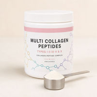Poudre de peptides de collagène multi-types I II III V X sans saveur, complément alimentaire OEM ODM