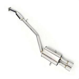 Système d'échappement Catback en acier inoxydable SS304 de haute qualité pour <span class=keywords><strong>BMW</strong></span> Série 3 <span class=keywords><strong>318i</strong></span> 1996-1999 1.8L 1.9L, tuyau d'échappement de 1,5 mm d'épaisseur, amélioration de puissance - Product Image 2