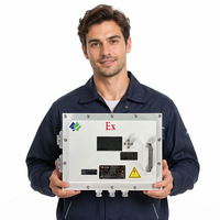 Boîte de commande anti-explosion en alliage d'aluminium avec écrans d'affichage pour équipements de distribution d'énergie