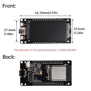 ESP32-WROOM 全功能开发板 1.9英寸/1.14英寸 ST7789 170x0 TFT LCD显示屏 WiFi+BT模块 CH340 Type-C接口 - Product Image 2