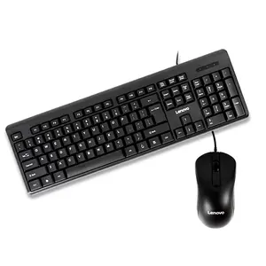 Conjunto de teclado y ratón con cable USB de alta calidad al por mayor conjunto impermeable para oficina conjunto de teclado y ratón con cable combinado