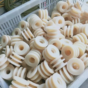 บูชพลาสติกแบบกำหนดเอง OEM ปลอกสวม แผ่นรองรับ แผ่นขึ้นรูป CNC ขึ้นรูปด้วยเครื่องจักร PTFE ไนลอน POM PEEK TPU โพลียูรีเทน - Product Image 3