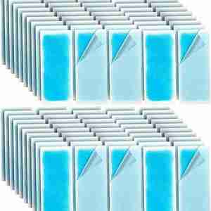 100 Parches Refrigerantes para la Fiebre, Parches de Gel Suave para Niños, Alivio Instantáneo del Dolor de Cabeza y Fiebre - Product Image 2