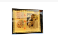 Groothandel goedkope plastic LED fotolijst bruiloftspaar fotolijst Valentijnsdag tafeldecoratie lijst tafel LED fotolijst