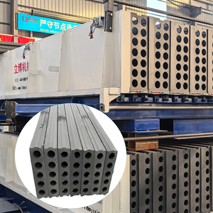 آلة صنع ألواح الجدران الخرسانية المجوفة، خط إنتاج أوتوماتيكي للألواح بنظام التحكم المنطقي القابل للبرمجة، آلة الخرسانة مسبقة الصنع من ماركة LIBO - Product Image 1