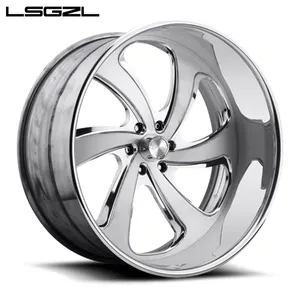 forged off road deep dish wheel 6x139.7 for jeep cherokee impala C10 pickup truck 17 18 20 22 24 26 inch Chrome wheel rim