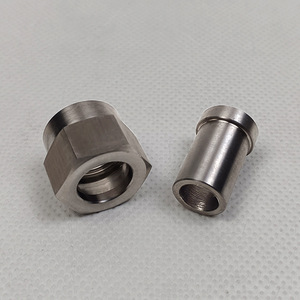 Raccord hydraulique fileté en acier inoxydable Tianrui Hydraulics Slip On Nut HB4-44-DN10 HB4-45-DN10 - Product Image 1