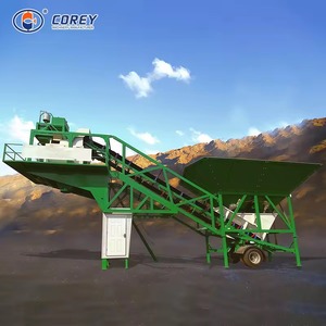 Centrale à béton mobile Corey YHZS35 à haute efficacité, contrôlée par ordinateur, avec garantie d'un an - Product Image 2