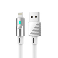 Kabel Data Ponsel OEM Zinc Alloy Silicone, Pengisian Cepat 120W Tipe USB 3.0, Kabel Data Quick Charge