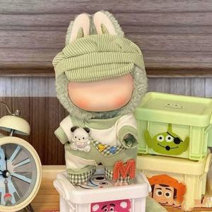 Lindo juguete de dibujos animados de segunda generación de 17cm personalizable <span class=keywords><strong>abrigo</strong></span> de bebé reemplazable plástico <span class=keywords><strong>Rab</strong></span> tela vestido de vinilo para muñeca Universal - Product Image 4