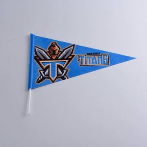 High Quality Felt Triangular <b>Flag</b> Custom Felt Pennant <b>Flag</b> - Product Image 3