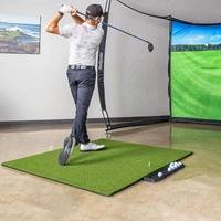 Tapetes de Golf para Interiores/Exteriores / Ayudas para el Práctica del Swing en Césped Artificial / Entrenamiento